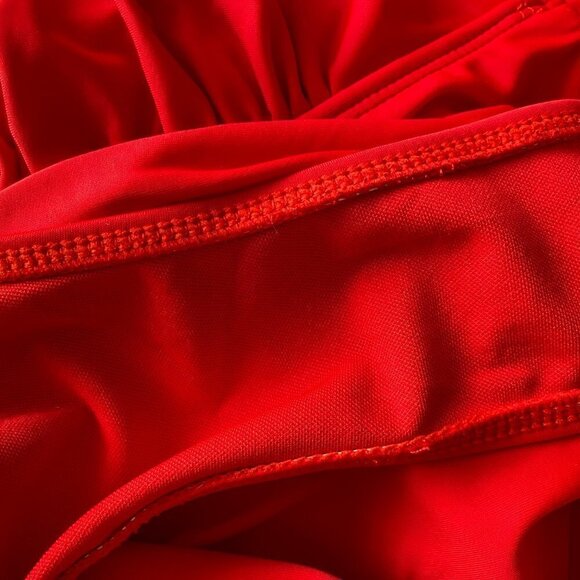 One Piece Red Bathing Suit - Picture 8 of 11